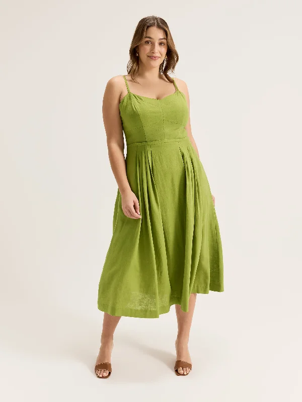 Midi Dresses for fall reunion gatherings-Roussilon Dress