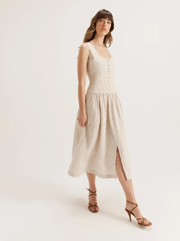 Midi Dresses for cozy birthday parties-Celine Sundress