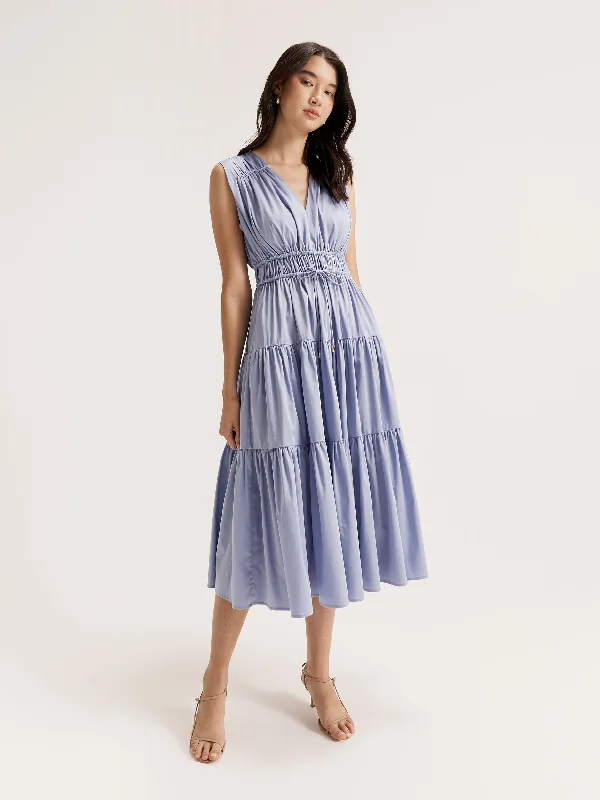 Midi Dresses for wedding party fashion-Puglia Sundress