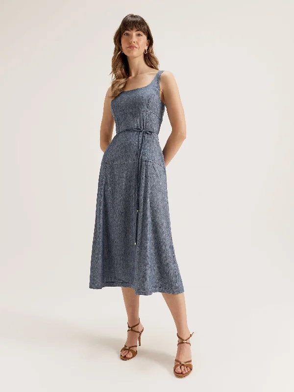 Midi Dresses for trendy spring family dinners-Normandy Dress