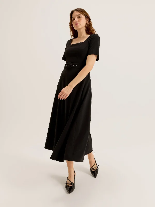 Midi Dresses for beach dinner parties-Toulon Dress