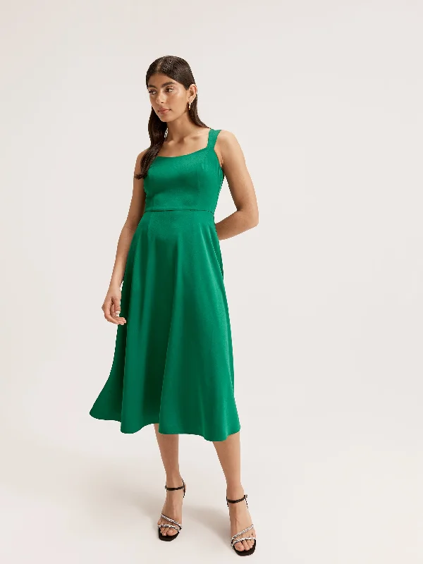 Midi Dresses for spring dinner events-New York Dress