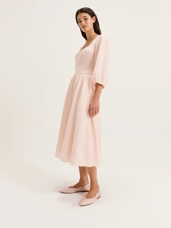 Midi Dresses for trendy summer nights-Coppelia Midi Dress