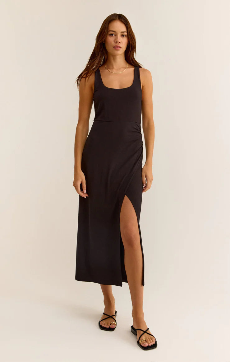 Midi Dresses for casual beach wear-Z Supply Melbourne Midi Dress