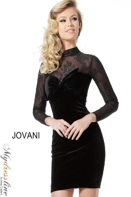 Soft Silver Long Party Dress-Jovani 62959