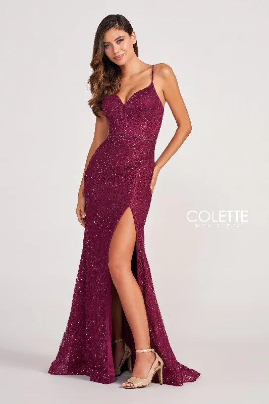 Evening Dress with Silk Bodice-Colette: CL2037