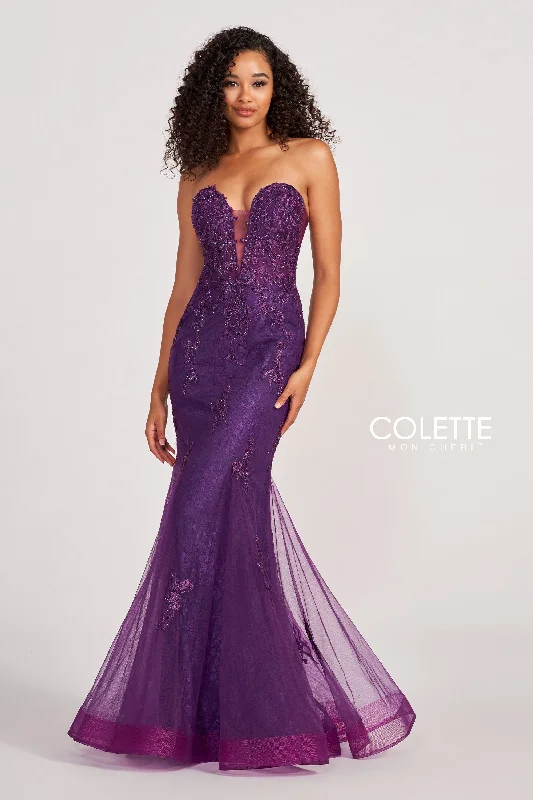 Evening Dress with Open Sides-Colette: CL2067