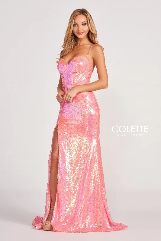 Evening Dress with Sequin Details-Colette: CL2054