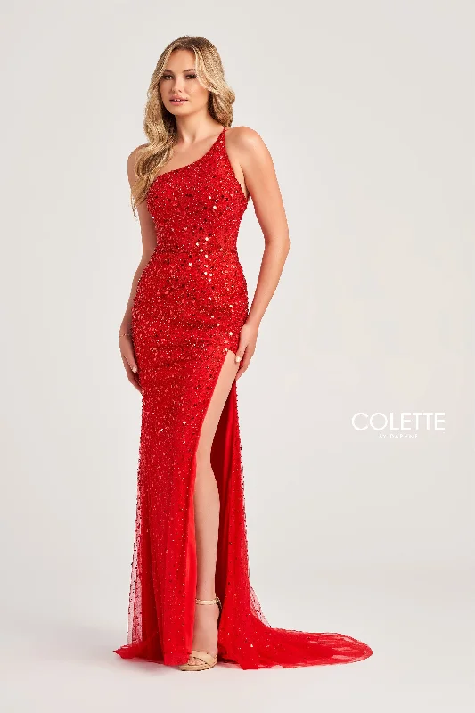 Evening Dress with Sheer Front-Colette: CL5292