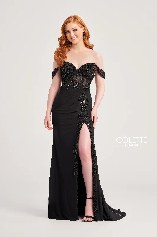 Evening Dress with Silk Skirt-Colette: CL5276