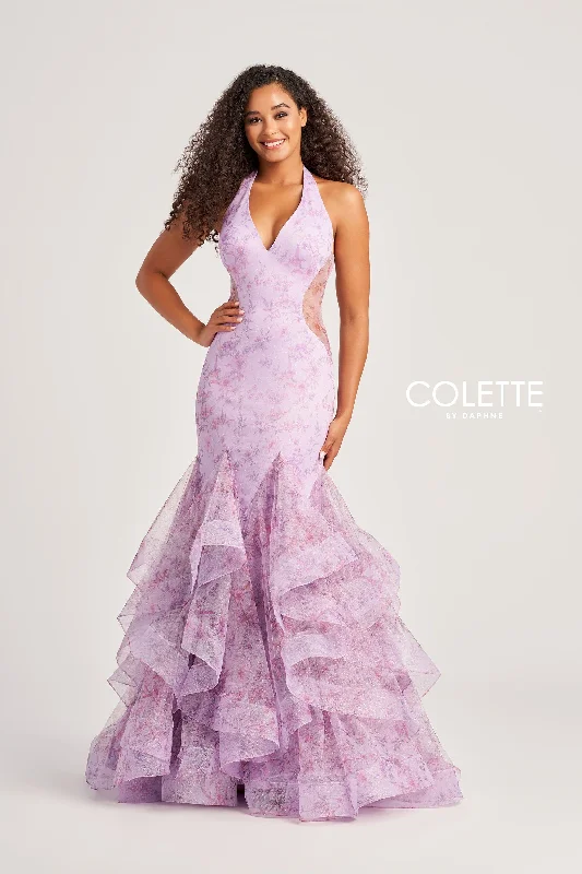 Evening Dress with Satin Back-Colette: CL5234