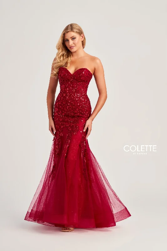 Evening Dress with Silk Bodice-Colette: CL5274