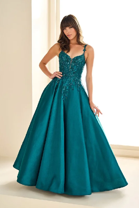 Evening Dress with Crystal Skirt-Ellie Wilde: EW36094