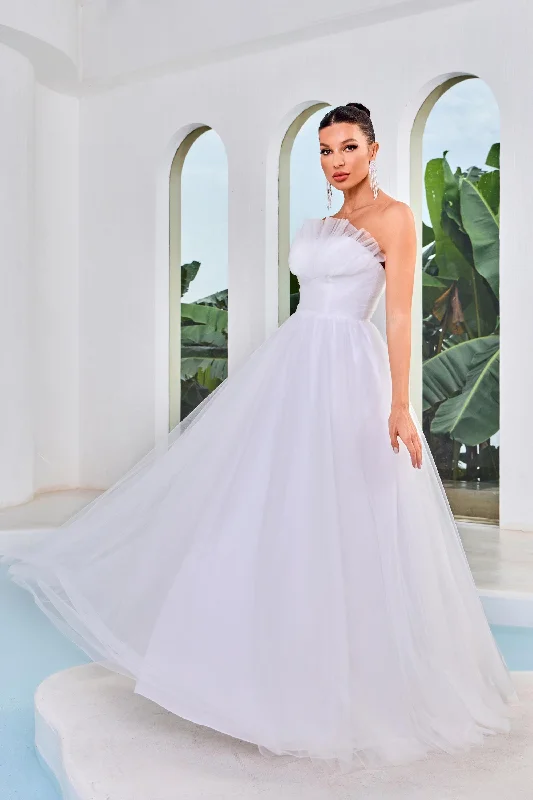 Evening Dress with Crystal Beads-Jadore: J24003