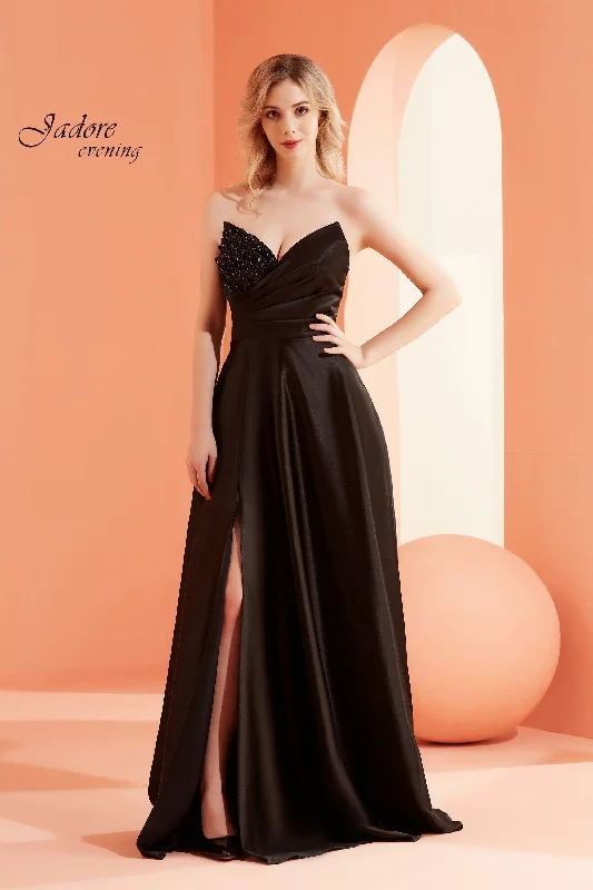 Evening Dress with Chiffon Bodice and Tulle-Jadore: J22034