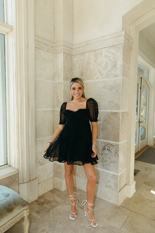 Mini Dresses for your perfect summer wardrobe-It Was a Dream Dress - Black