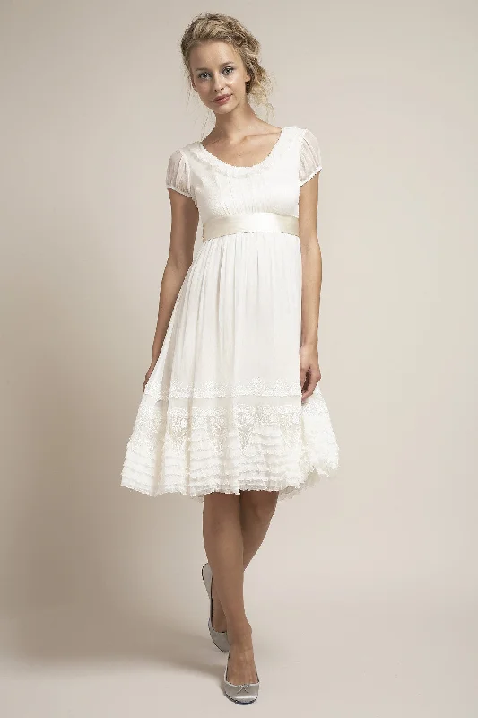 Mini Dresses for cozy nights out-RY6645 Short Alternative Wedding Dress