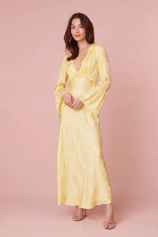 Maxi dresses for an intimate dinner celebration at a high-end venue -Kalona Silk Jacquard Maxi Dress