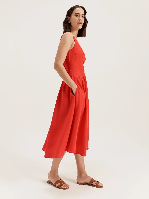 Midi Dresses for spring fashion-Coralli Midi Dress