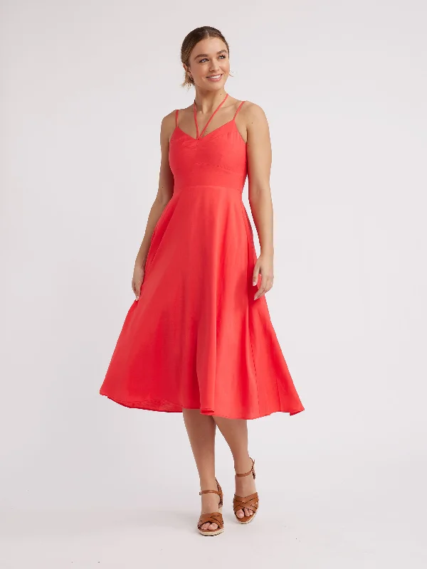 Midi Dresses for spring evening events-Sunrise Midi Dress